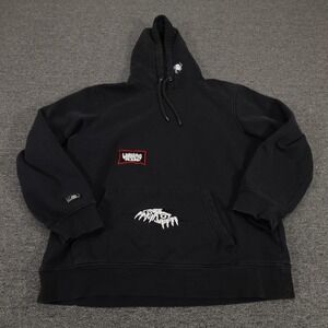 Lurking Class Hoodie Mens Large Black Skull Snake Coffin Graphic Sweatshirt